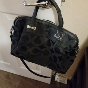 Black coach bag